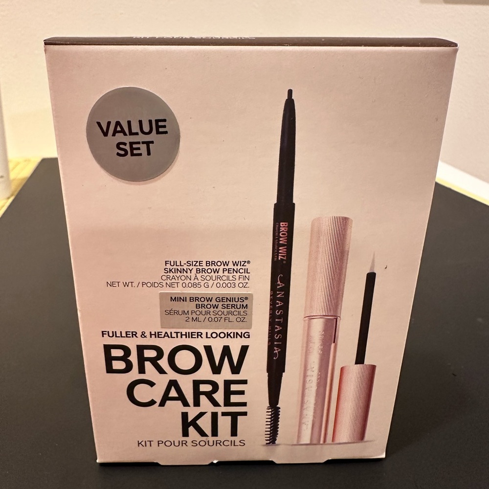 NWT Anastasia Beverly Hills Brow Care Kit - Ebony